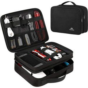 Electronics Travel Organizer, Water Resistant Electronic Accessories Case